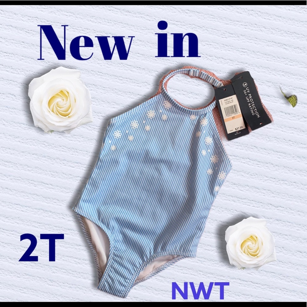 NWT Tommy Hilfiger swimsuit 2T